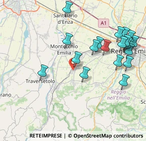 Mappa Via M. Ferrari, 42021 Bibbiano RE, Italia (9.27)