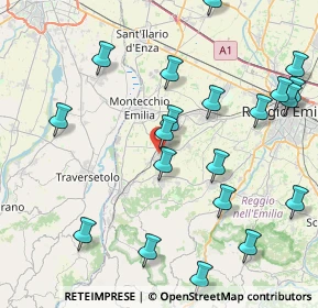 Mappa Via M. Ferrari, 42021 Bibbiano RE, Italia (9.8085)