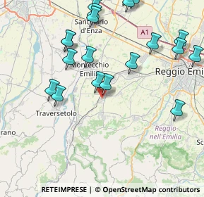 Mappa Via M. Ferrari, 42021 Bibbiano RE, Italia (9.6705)
