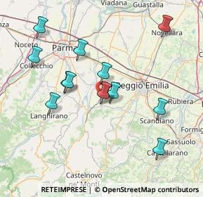 Mappa Via M. Ferrari, 42021 Bibbiano RE, Italia (14.32769)
