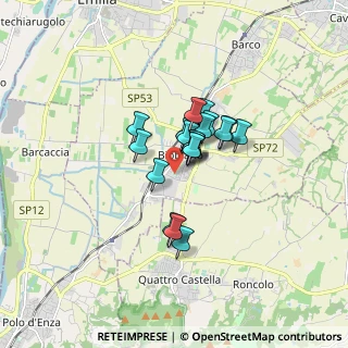 Mappa Via M. Ferrari, 42021 Bibbiano RE, Italia (1.0225)