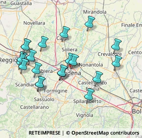 Mappa Via Rubes Triva, 41122 Modena MO, Italia (15.7705)
