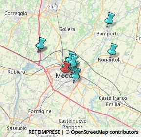 Mappa Via Rubes Triva, 41122 Modena MO, Italia (4.38818)