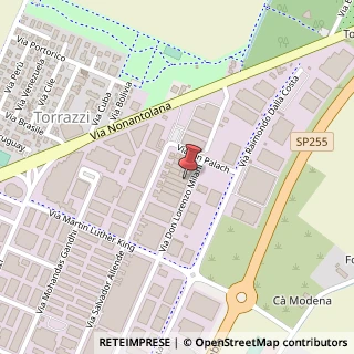 Mappa Via Don Lorenzo Milani, 95, 41122 Modena, Modena (Emilia Romagna)