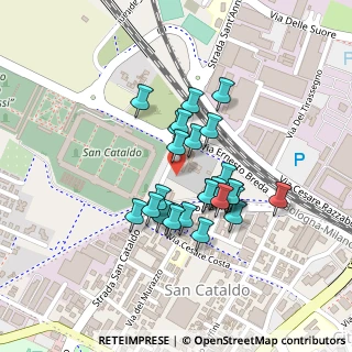 Mappa Strada Cimitero S. Cataldo, 41122 Modena MO, Italia (0.17308)