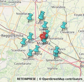 Mappa Strada Cimitero S. Cataldo, 41122 Modena MO, Italia (11.55429)