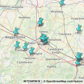 Mappa Strada Cimitero S. Cataldo, 41122 Modena MO, Italia (18.416)
