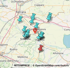 Mappa Via Rosa Bardelli, 44011 Argenta FE, Italia (10.5915)