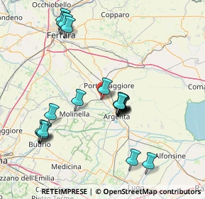 Mappa Via Rosa Bardelli, 44011 Argenta FE, Italia (15.7285)