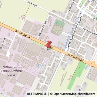 Mappa Via Modena, 12, 40019 Sant'Agata Bolognese, Bologna (Emilia Romagna)