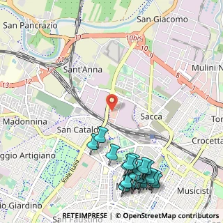 Mappa Via Alberto Brasili, 41122 Modena MO, Italia (1.4615)