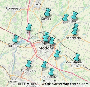 Mappa Via Alberto Brasili, 41122 Modena MO, Italia (8.053)