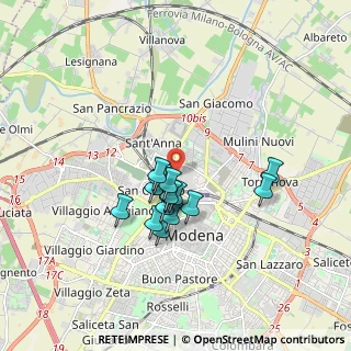 Mappa Via Sergio Ramelli, 41122 Modena MO, Italia (1.34267)