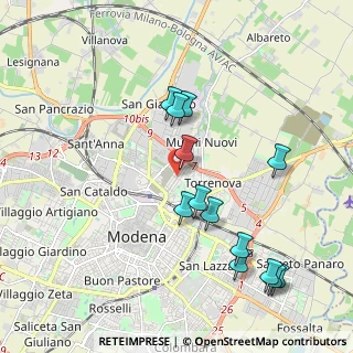 Mappa Str. Attiraglio, 41122 Modena MO, Italia (2.08462)