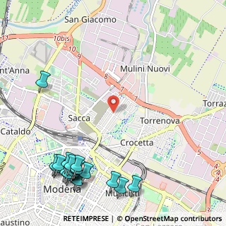 Mappa Str. Attiraglio, 41122 Modena MO, Italia (1.5895)