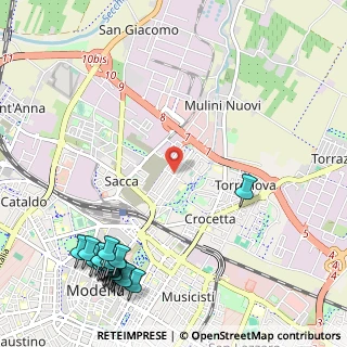 Mappa Str. Attiraglio, 41122 Modena MO, Italia (1.6085)