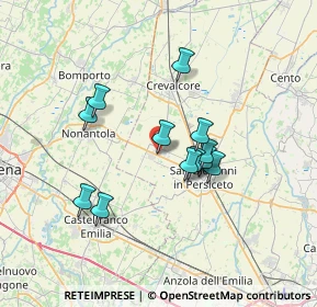 Mappa Via Vincenzo Bellini, 40019 Sant'Agata Bolognese BO, Italia (5.72417)