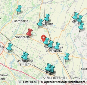 Mappa Via Enrico Berlinguer, 40019 Sant'Agata bolognese BO, Italia (9.615)