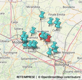 Mappa Via Enrico Berlinguer, 40019 Sant'Agata bolognese BO, Italia (11.0265)