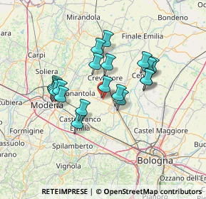 Mappa Via Enrico Berlinguer, 40019 Sant'Agata bolognese BO, Italia (11.7735)