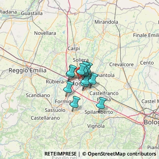 Mappa Via del Tirassegno, 41122 Modena MO, Italia (6.03833)