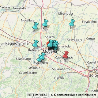 Mappa Via del Tirassegno, 41122 Modena MO, Italia (7.34313)