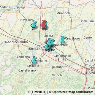 Mappa Via del Tirassegno, 41122 Modena MO, Italia (9.35583)