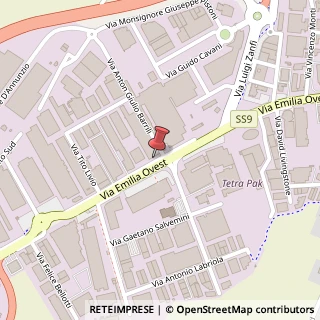 Mappa Via Emilia Ovest, 910, 41123 Modena, Modena (Emilia Romagna)
