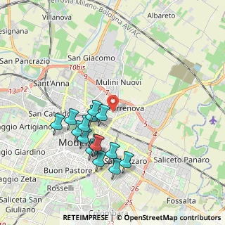 Mappa Via Carlo Pisacane, 41122 Modena MO, Italia (1.848)