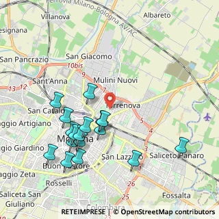 Mappa Via Carlo Pisacane, 41122 Modena MO, Italia (2.11412)