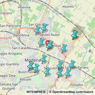 Mappa Via Carlo Pisacane, 41122 Modena MO, Italia (2.03294)
