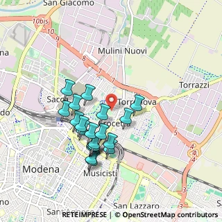 Mappa Via Carlo Pisacane, 41122 Modena MO, Italia (0.8395)