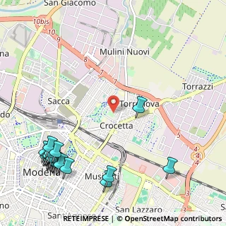 Mappa Via Carlo Pisacane, 41122 Modena MO, Italia (1.5605)