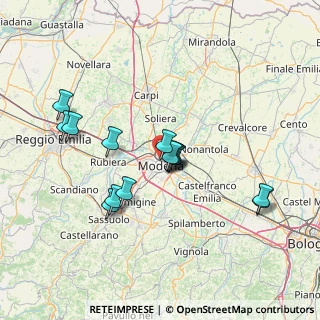 Mappa Via Pico della Mirandola, 41122 Modena MO, Italia (12.74867)