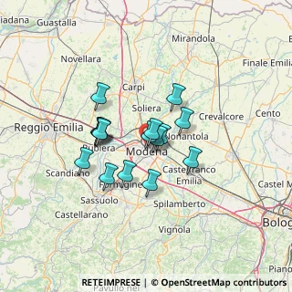 Mappa Via Pico della Mirandola, 41122 Modena MO, Italia (9.80563)