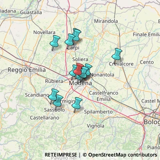 Mappa Via Pico della Mirandola, 41122 Modena MO, Italia (9.94786)