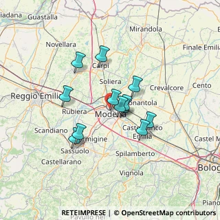 Mappa Via Pico della Mirandola, 41122 Modena MO, Italia (10.38583)