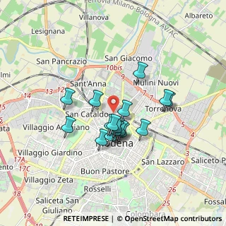 Mappa Via Pico della Mirandola, 41122 Modena MO, Italia (1.31941)
