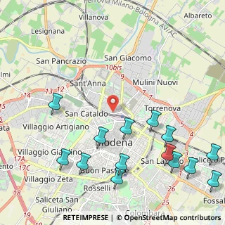 Mappa Via Pico della Mirandola, 41122 Modena MO, Italia (2.83357)
