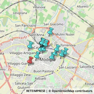 Mappa Via Pico della Mirandola, 41122 Modena MO, Italia (1.14188)