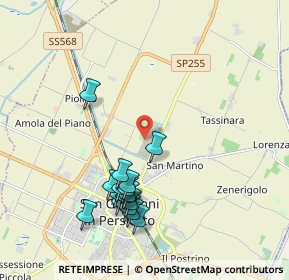 Mappa Via Bovaresa, 40017 San Giovanni in Persiceto BO, Italia (2.02625)
