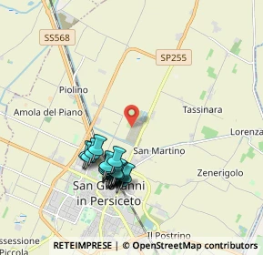 Mappa Via Bovaresa, 40017 San Giovanni in Persiceto BO, Italia (1.86)
