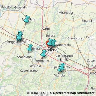 Mappa Via Sandro Cabassi, 41123 Modena MO, Italia (15.26917)