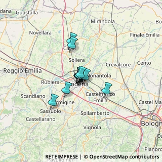 Mappa Torrenova, 41122 Modena MO, Italia (6.18571)