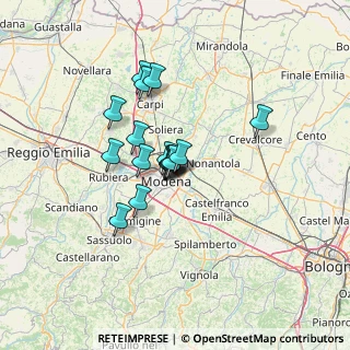 Mappa Torrenova, 41122 Modena MO, Italia (9.18588)