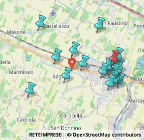 Mappa Via Ospedaletto, 42122 Bagno RE, Italia (1.97722)