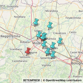 Mappa Via Papa Giovanni XXIII, 41122 Modena MO, Italia (10.22333)