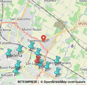 Mappa Via Papa Giovanni XXIII, 41122 Modena MO, Italia (2.66727)