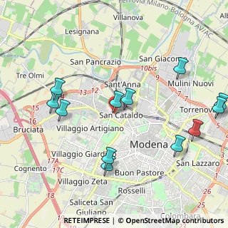 Mappa Via Dino Compagni, 41123 Modena MO, Italia (2.375)