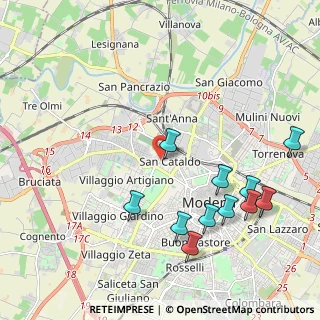 Mappa Via Dino Compagni, 41123 Modena MO, Italia (2.36909)